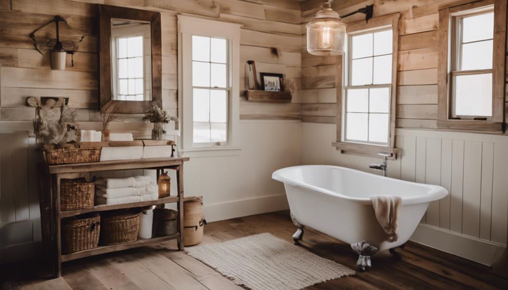 farmhouse bathroom design essentials