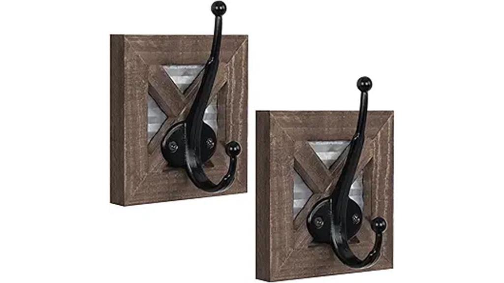 farmhouse bathroom hooks set