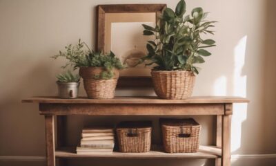 farmhouse console table selection