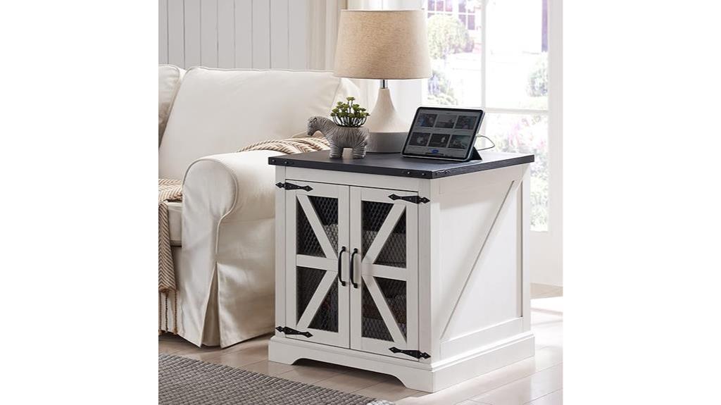 farmhouse end table charger