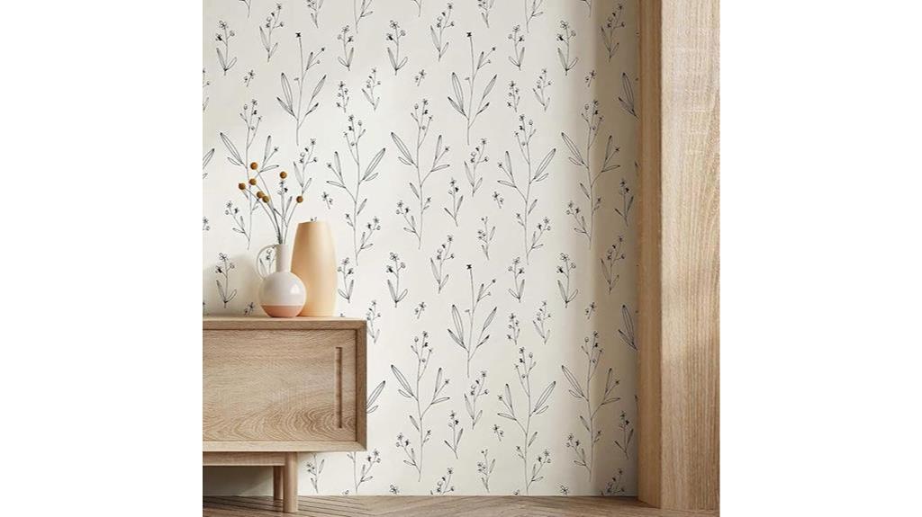 farmhouse floral wallpaper stickers