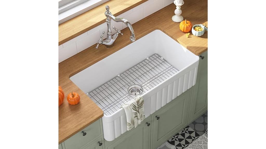 farmhouse kitchen sink design