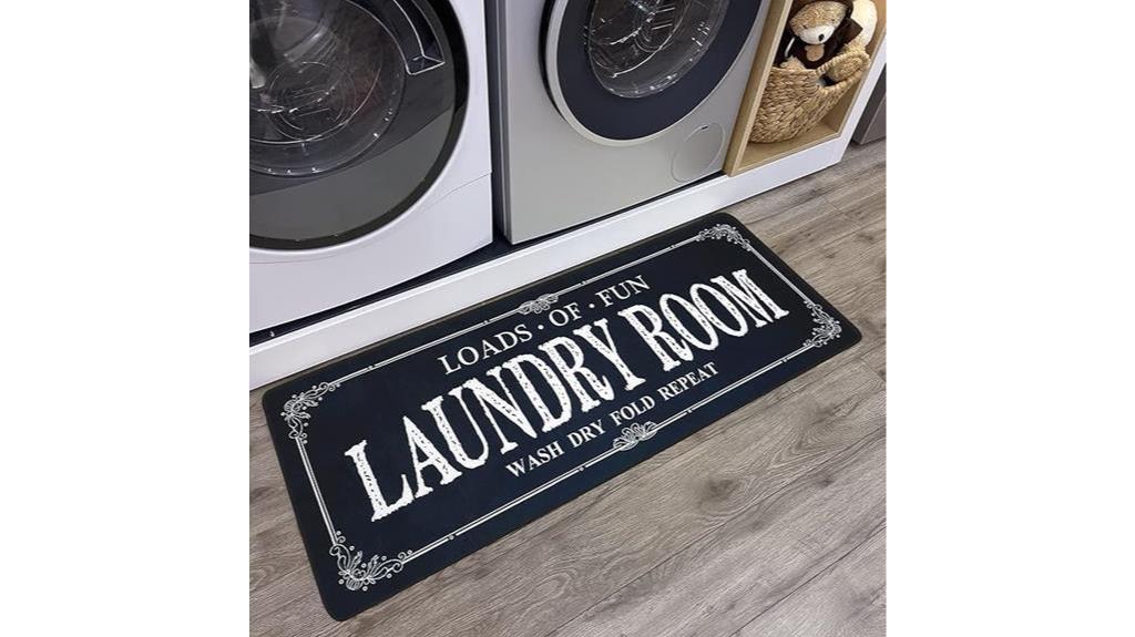 farmhouse non slip laundry rug