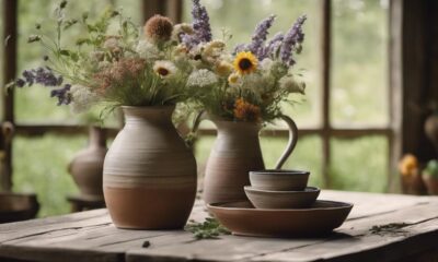 farmhouse pottery home decor