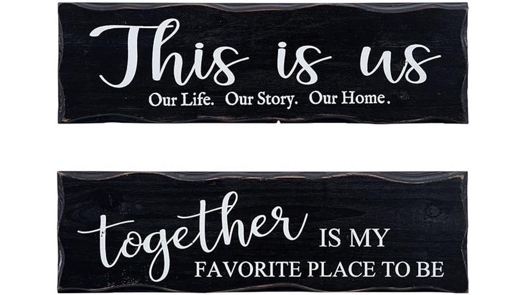 farmhouse rustic wood signs