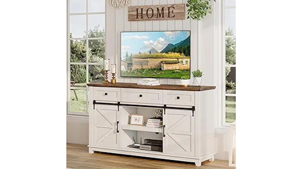 farmhouse tv stand design