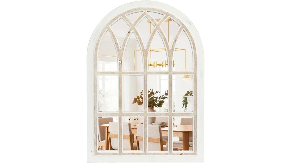 farmhouse window pane mirror