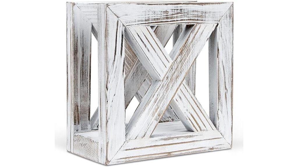 farmhouse wooden napkin holder