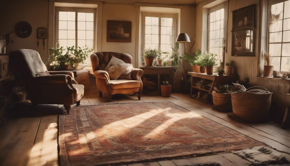 finding rustic area rugs