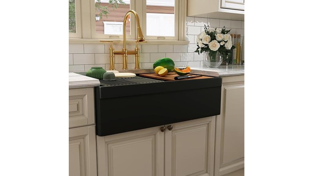 fireclay kitchen sink design