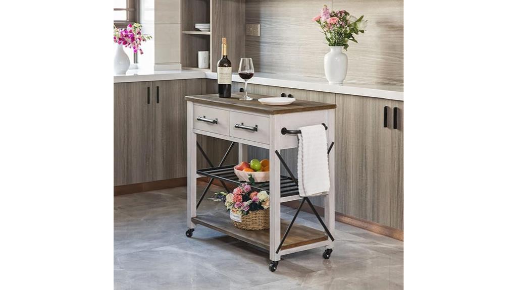 firstime aurora kitchen cart