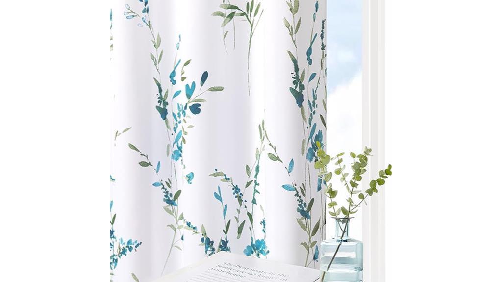 floral curtains for home