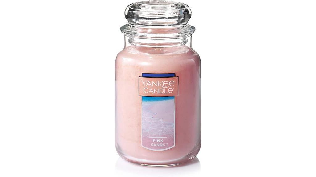 fragrant pink sands candle