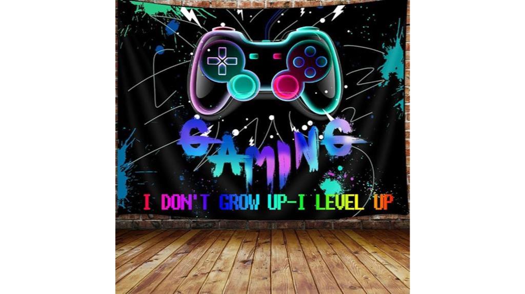 gamer themed tapestry for men