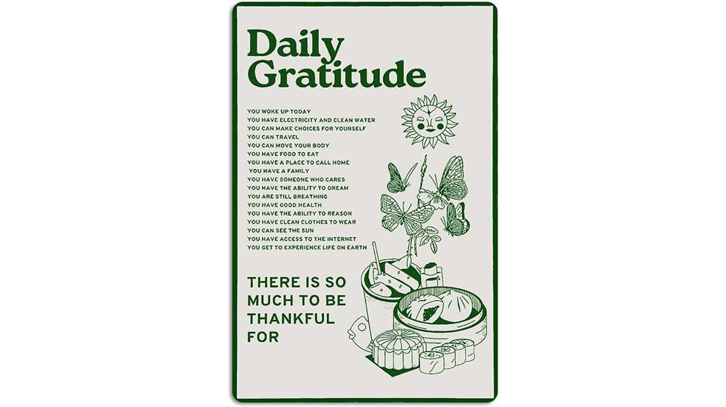 gratefulness reminder in metal