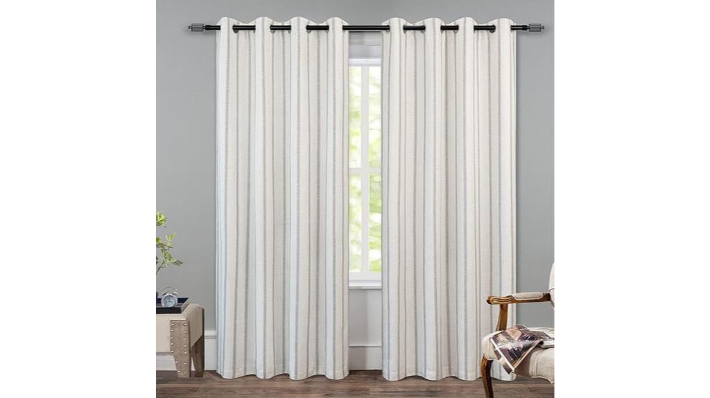 grey blackout curtains 84 inches