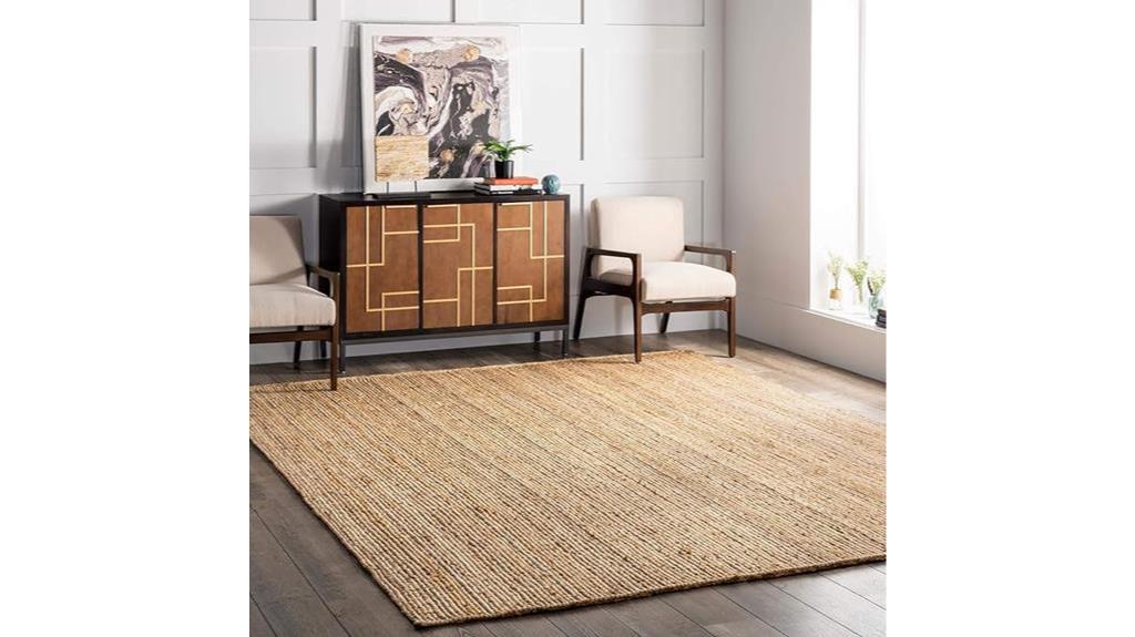 hand woven jute rug