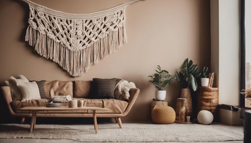 handcrafted macrame wall hangings