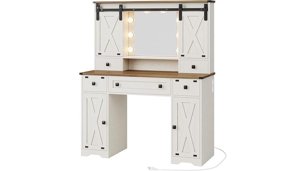 hasuit vanity desk set