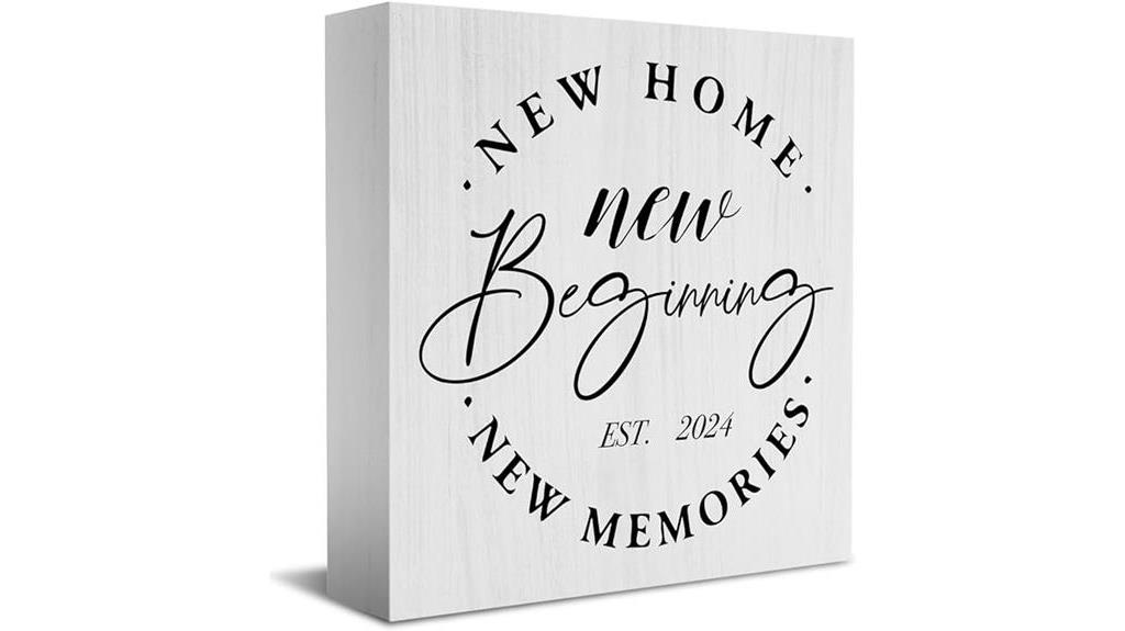 homey wooden housewarming gift