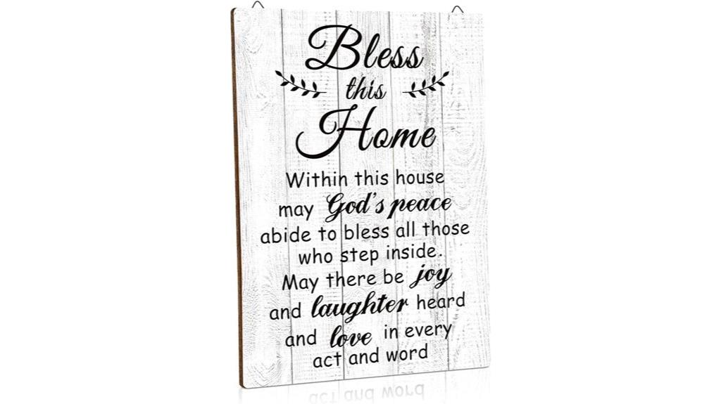 housewarming plaque for blessings