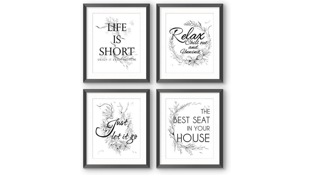 inspirational quote wall prints