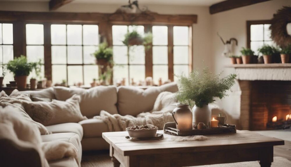 inspiring farmhouse living room decor