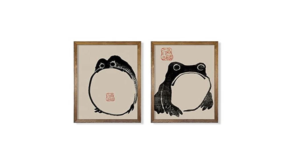 japanese frog bathroom decor