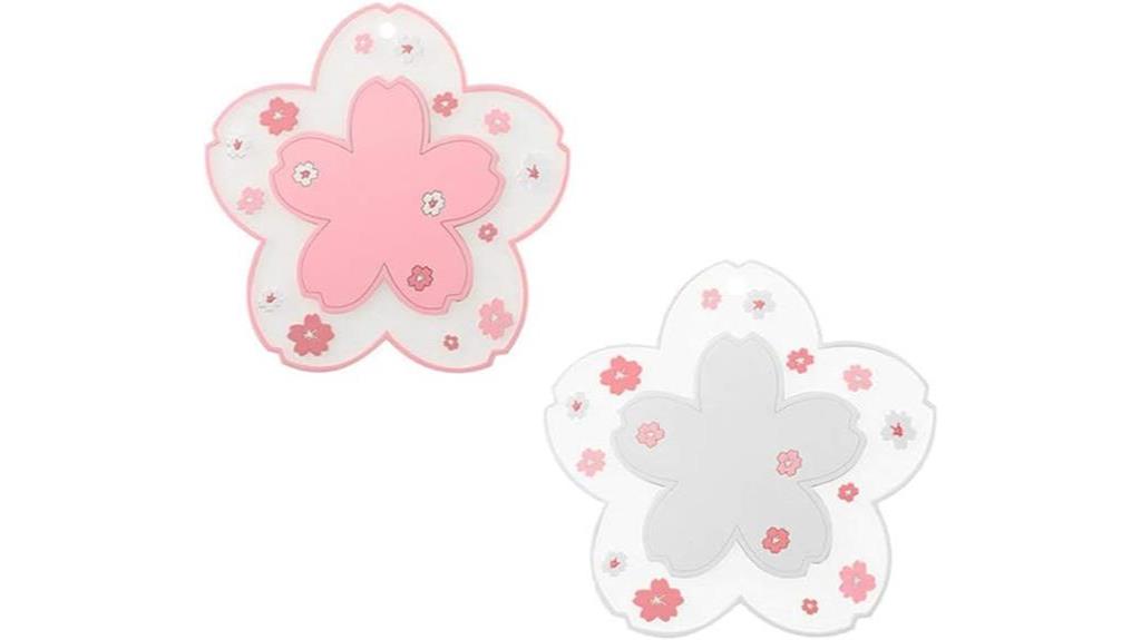 kawaii sakura coaster set