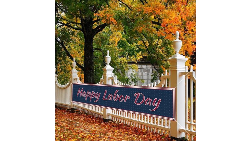 labor day outdoor decor