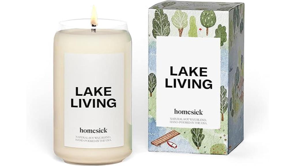 lake living scented candle