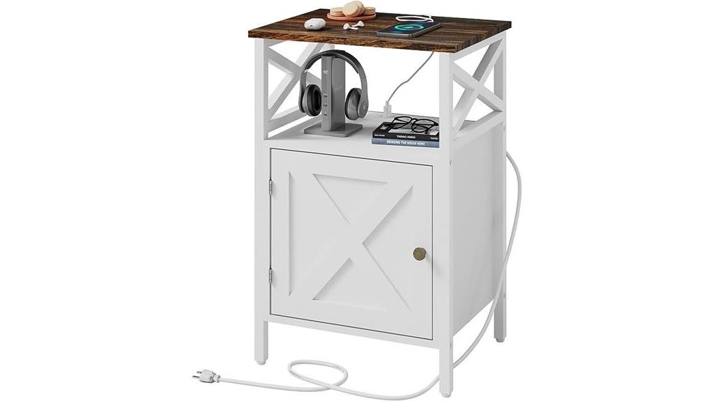 ldttcuk charging side table