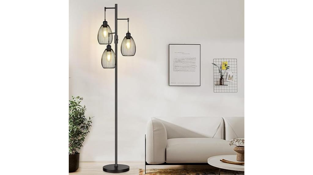 led dimmable floor lamp