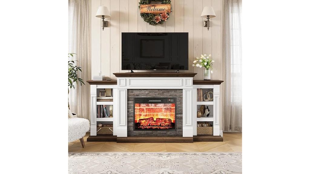 lghm electric fireplace mantel