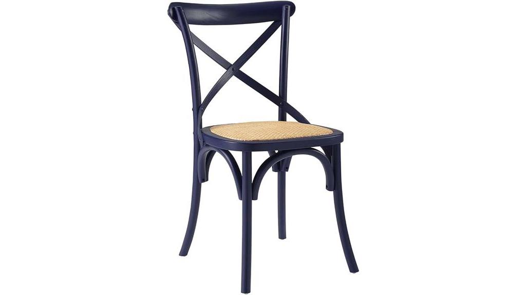 midnight blue dining chair