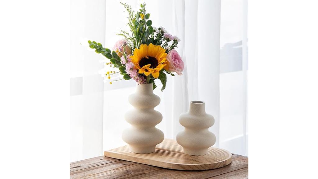 modern ceramic vases set