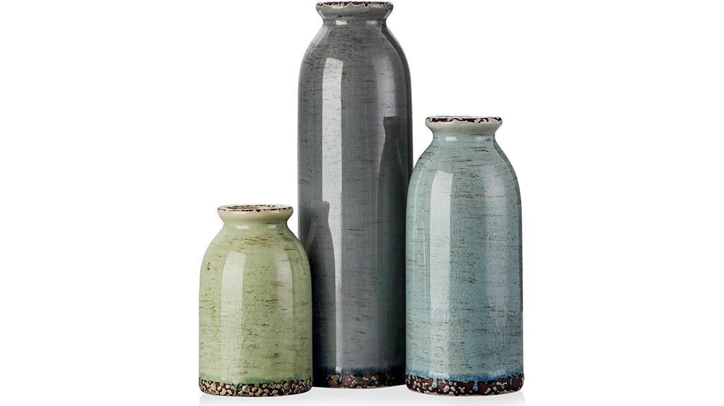 modern farmhouse ceramic vases