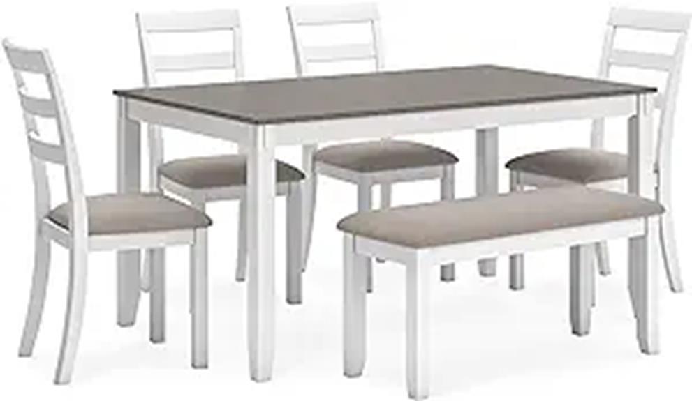 modern farmhouse dining set