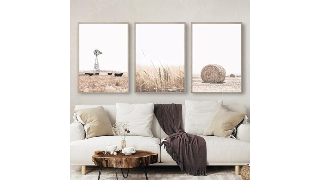 modern farmhouse landscape prints