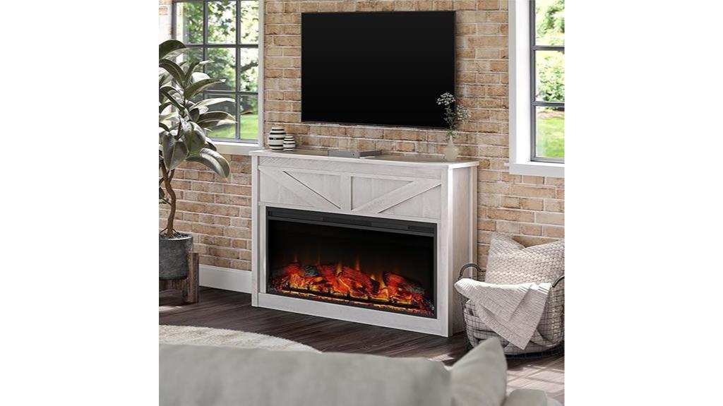 modern farmhouse mantel fireplace