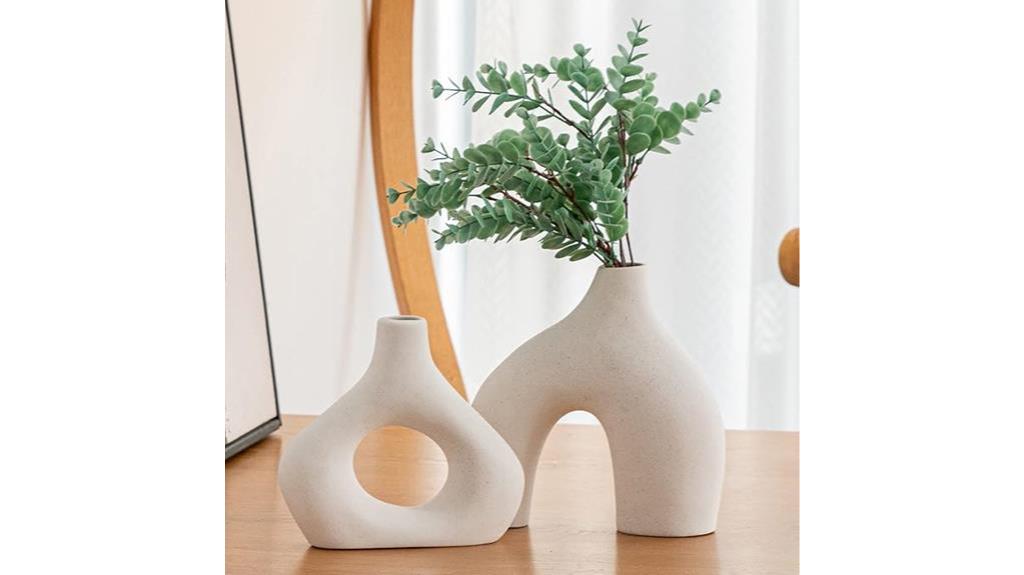 modern white ceramic vases