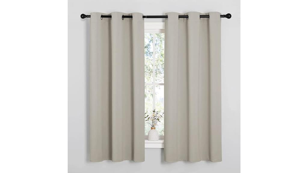 nicetown blackout curtains pair