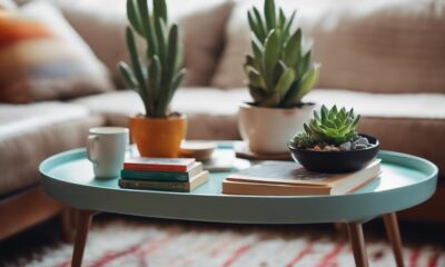 optimize coffee table space