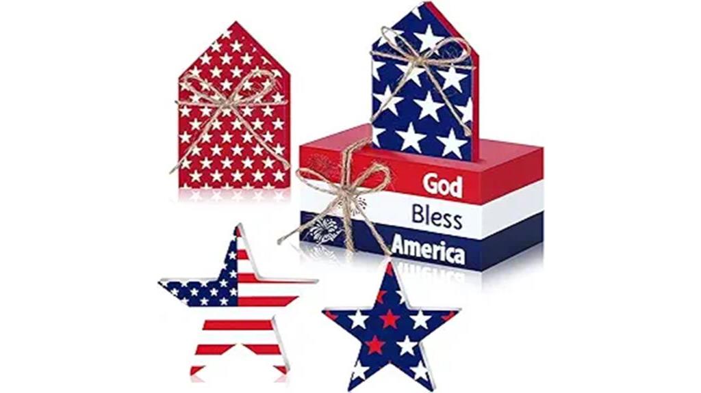 patriotic table decor set