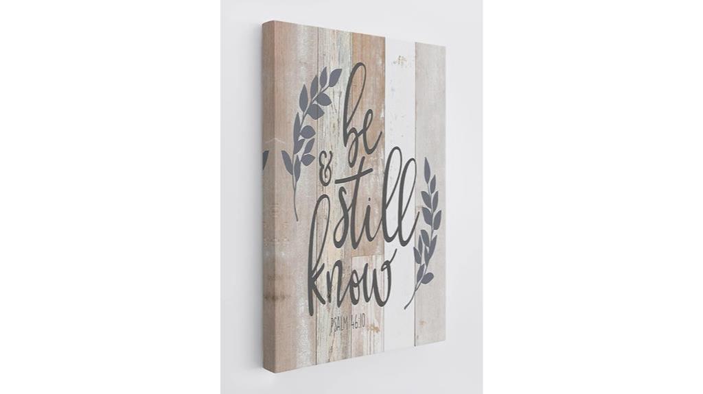 psalm 46 10 wall decor