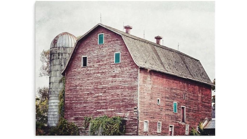 red barn wall art