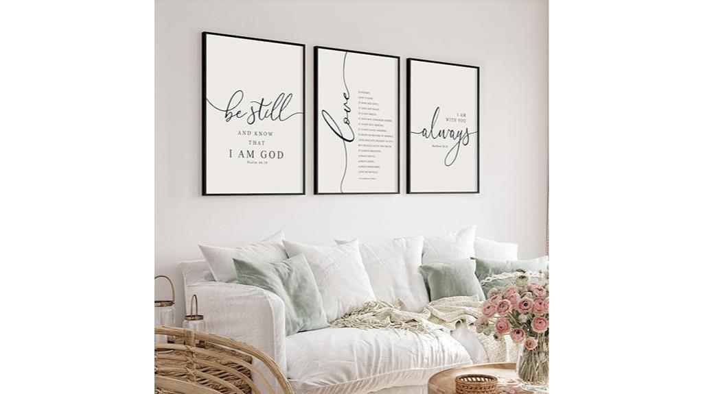 religious wall art set