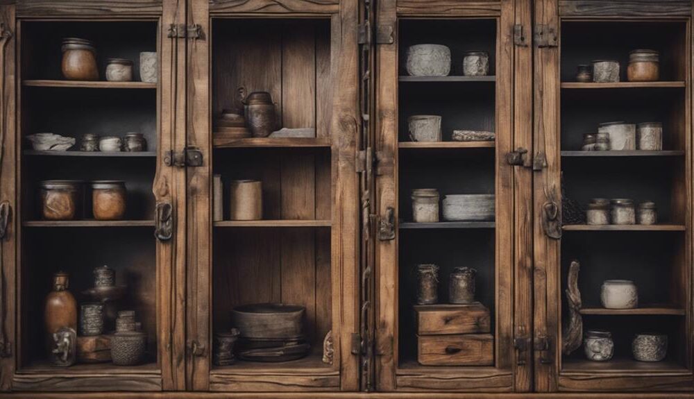 rustic cabinet collection details