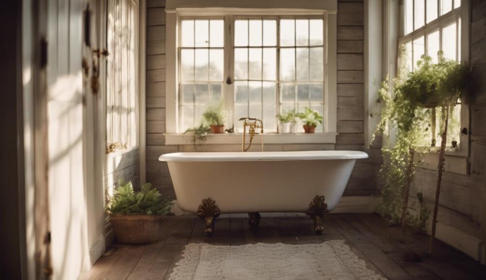 rustic elegance farmhouse bathroom