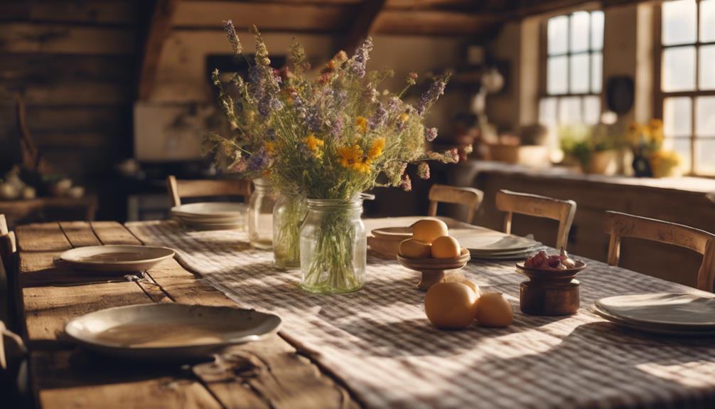 rustic farmhouse table design